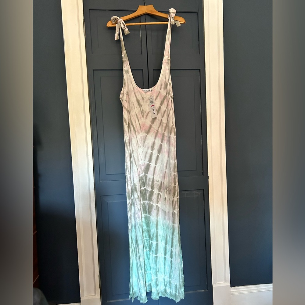 INGEAR RESORT Tie Dye Sleeveless Summer Maxi Dress S/M NWT
